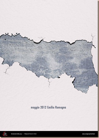 poster un segno per l'emilia